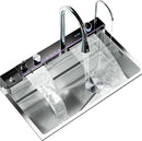 Modern Stainless Steel Multifunctional Kitchen Sink with Dual Waterfall