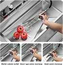 Modern Stainless Steel Multifunctional Kitchen Sink with Dual Waterfall