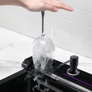 Multifunctional Kitchen Sink with Adjustable Dual Waterfalls