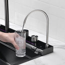Multifunctional Kitchen Sink with Adjustable Dual Waterfalls
