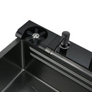 Multifunctional Kitchen Sink with Adjustable Dual Waterfall
