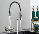 Elegant 3-in-1 Pull-Out Kitchen Faucet