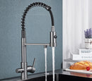 Elegant 3-in-1 Pull-Out Kitchen Faucet