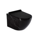 Wall-Hung Toilet – Black Marble