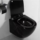 Wall-Hung Toilet – Black Marble