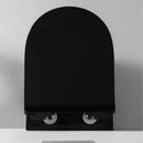 Wall-Hung Toilet – Black Marble