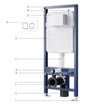 Concealed Cistern Frame Structure