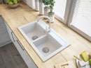 Granite Sink Granitan Duet 75cm with 2 Bowls