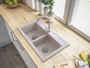Granite Sink Granitan Duet 75cm with 2 Bowls