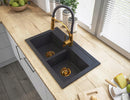 Granite Sink Granitan Duet 75cm with 2 Bowls