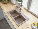 Granitan Duet 75cm Multifunctional Granite Sink with 2 Basins