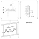 Ceiling-Mounted Built-In Shower