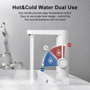 Instant Water Heater Faucet for Kitchen and Bathroom Briwellna BP21-White