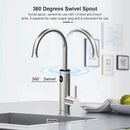 Instant Heating Faucet with Built-in Water Heater Briwellna KM12-Silver