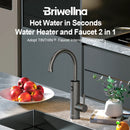 Instant Water Heater Faucet for Kitchen and Bathroom – Briwellna KM12-Gray