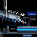 Modern Hydromassage Shower with Display and LED Lighting D38-G