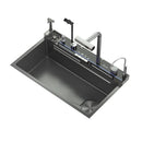 80cm Modern Multifunctional Kitchen Sink with Dual Waterfall 20-in-1
