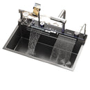 85cm Modern Multifunctional Kitchen Sink with Dual Waterfall 20-in-1