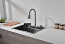 60cm Multifunctional Kitchen Sink with Dual Waterfall