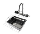 60cm Multifunctional Kitchen Sink with Dual Waterfall
