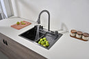 60cm Multifunctional Kitchen Sink with Dual Waterfall
