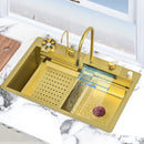 60cm High-Quality Multifunctional Kitchen Sink in Gold Color