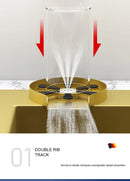 60cm High-Quality Multifunctional Kitchen Sink in Gold Color