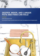 60cm High-Quality Multifunctional Kitchen Sink in Gold Color
