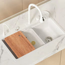 60cm High-Quality Multifunctional White Kitchen Sink