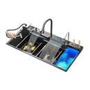 100cm Modern Multifunctional Kitchen Sink with Dual Waterfall