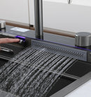 100cm Modern Multifunctional Kitchen Sink with Dual Waterfall