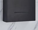 Luxury Hydromassage Shower Panel with LED Lighting — Black Matte