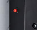 Luxury Hydromassage Shower Panel with LED Lighting — Black Matte