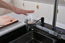 Multifunctional Kitchen Sink with Adjustable Dual Waterfall and Dynamic LED Lighting