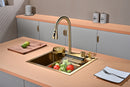 Gold Multifunctional Kitchen Sink 50cm
