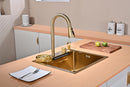 Gold Multifunctional Kitchen Sink 50cm