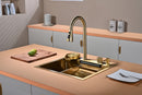 Gold Multifunctional Kitchen Sink 50cm