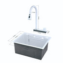 White Multifunctional Kitchen Sink 50cm