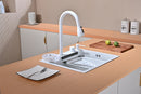 White Multifunctional Kitchen Sink 50cm