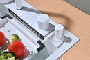 White Multifunctional Kitchen Sink 50cm