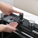 DANUBE-W12 | Multifunctional Kitchen Sink Set Stainless Steel Nano Double Waterfall Sink