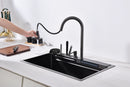Smart Kitchen Sink with Touch Sensor Faucet
