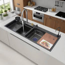 Multifunctional Double-Bowl Kitchen Sink