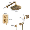 Retro Built-in Shower – Antique