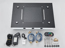 Thermostatic Ceiling-Mounted Shower with LED Lighting