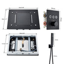 Thermostatic Ceiling-Mounted Shower with LED Lighting