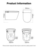 Intelligent Built-In Smart Toilet with Bidet, Heating, and Drying