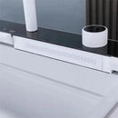 Modern White Multifunctional Kitchen Sink with Dual Waterfall