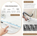 Modern White Multifunctional Kitchen Sink with Dual Waterfall