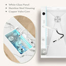 Modern White Multifunctional Kitchen Sink with Dual Waterfall